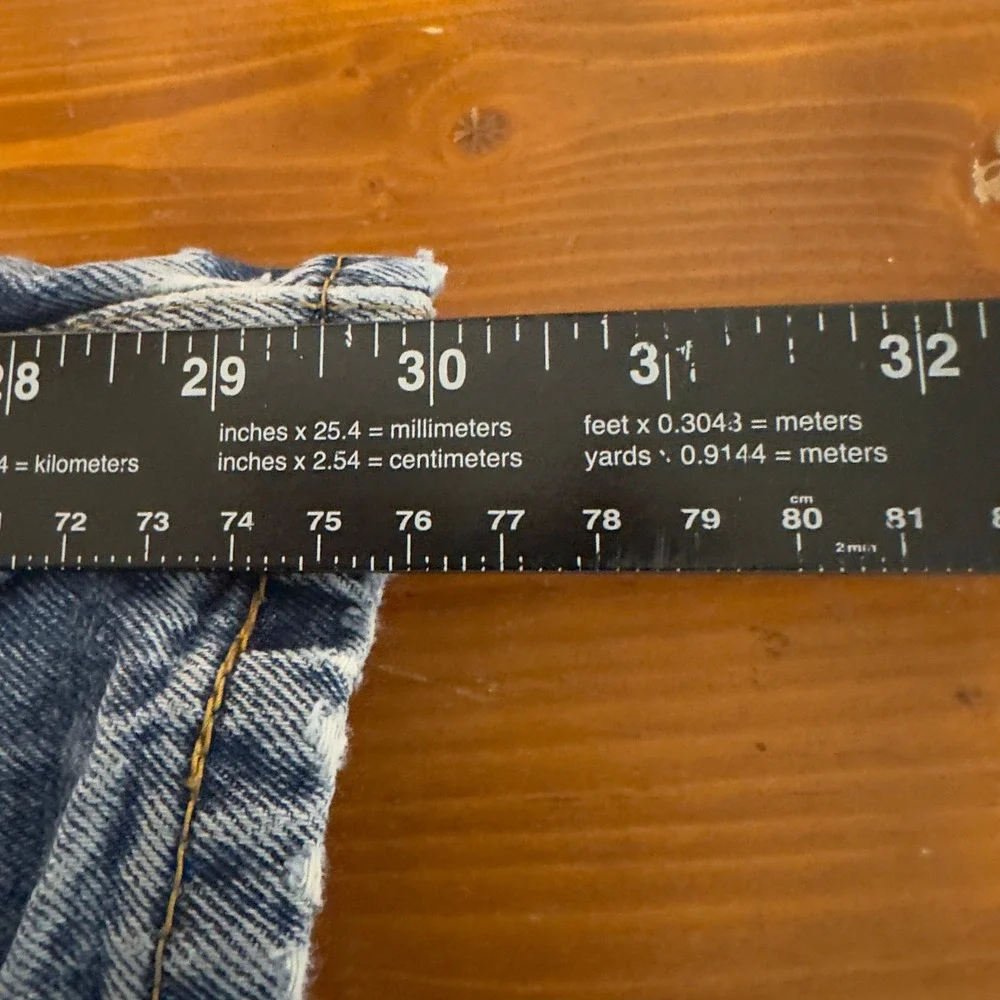 Levi's 505 Regular Fit Jeans Mens 32x30 Blue Baggy‎ Straight Leg Streetwear